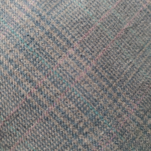 Mens Black Brown 1826 Chino Tailored Fit 38x32 Plaid Pattern w/pockets Slacks - Picture 2 of 9